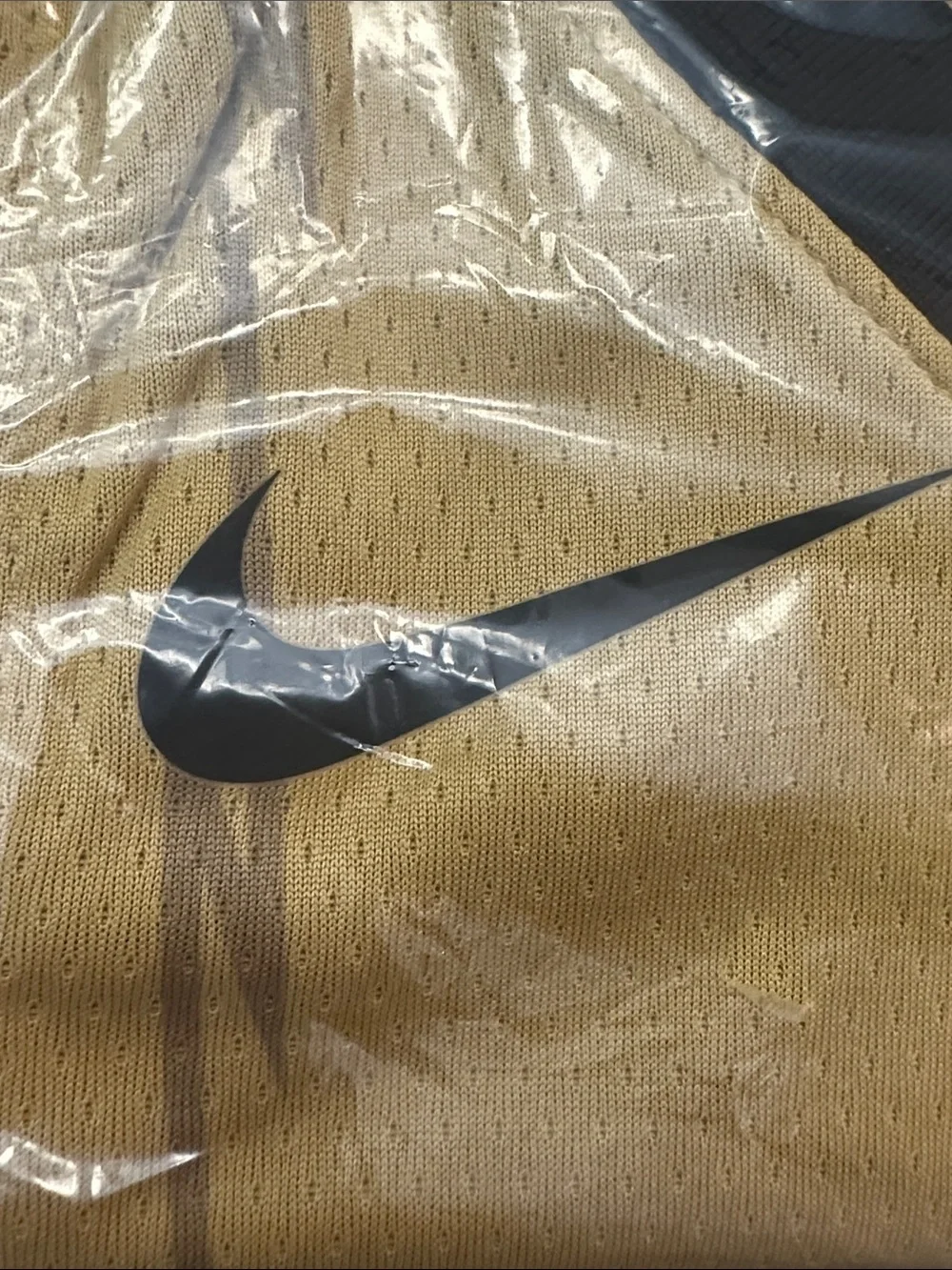 Nike Gold Toronto NBA Jersey with Black Print